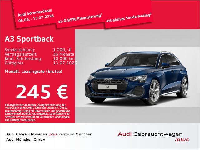 Audi A3 Sportback 30 TFSI S tronic S line SONOS/HuD/L