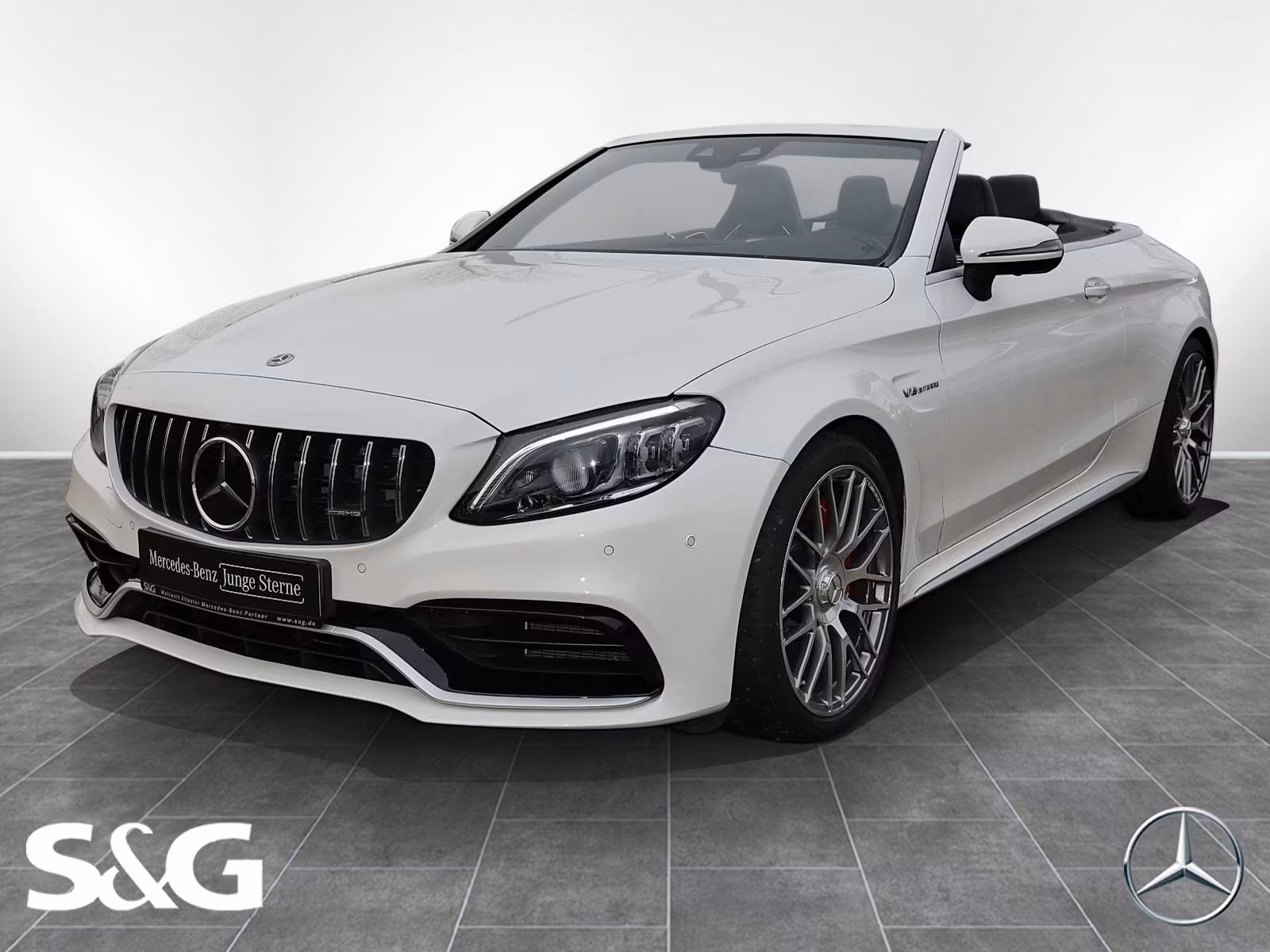 Mercedes-Benz C 63 AMG S Cabriolet DISTRO+MEMORY+HIFI+20″
