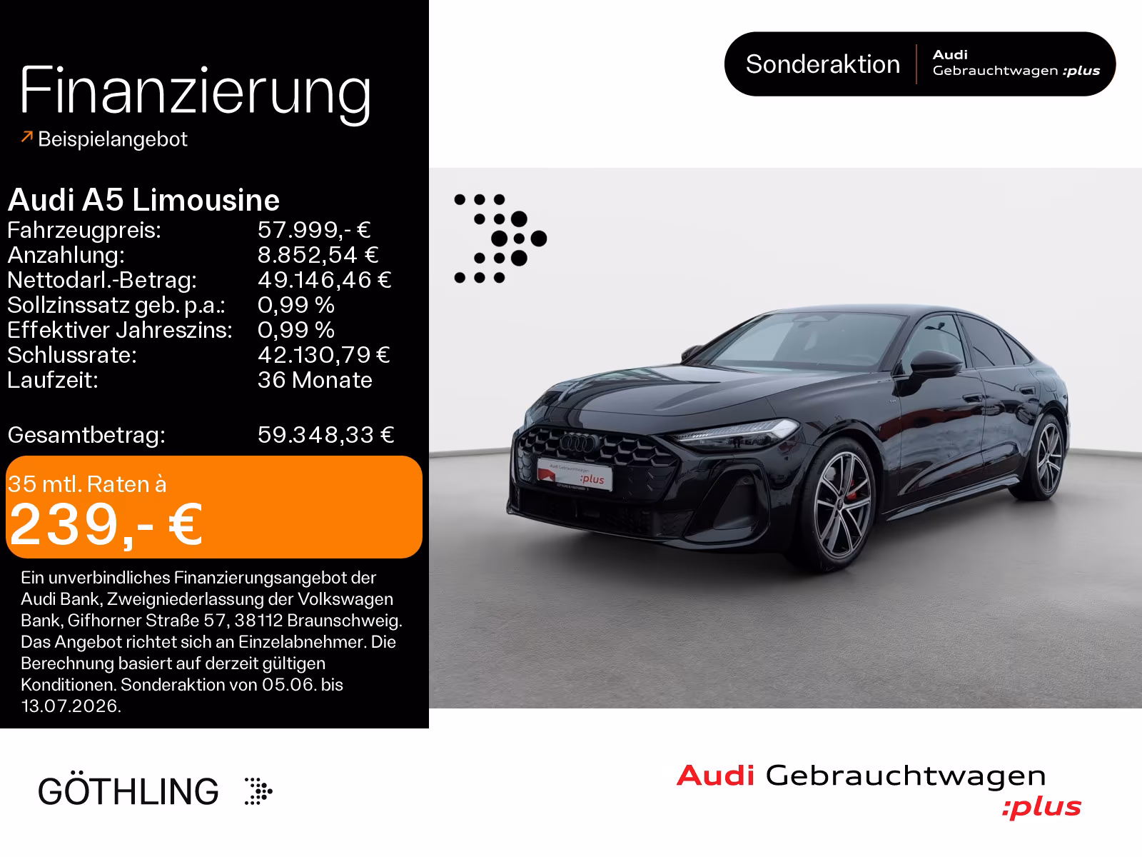 Audi A5 Limousine e-hybrid qu 2x S line S tro*HUD*Mat