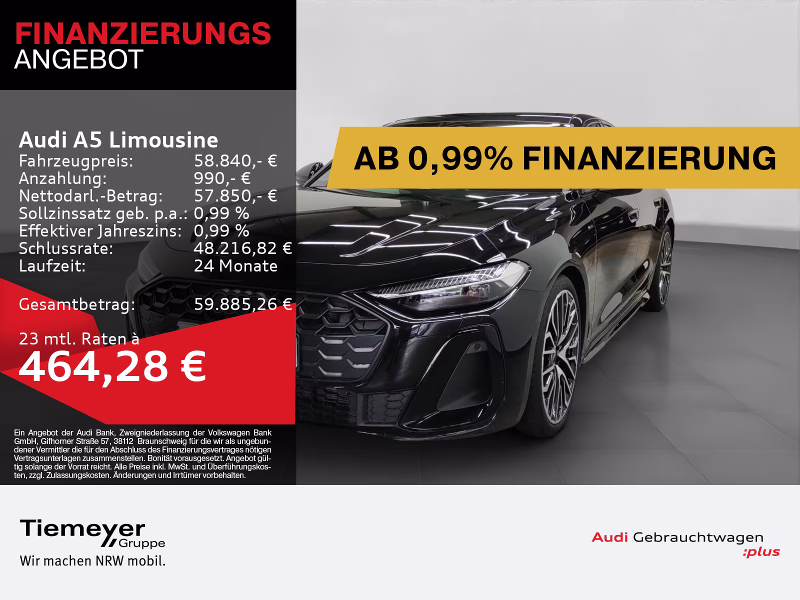Audi A5 Limousine A5 Limo eHybrid Q S LINE UPE86 LM20