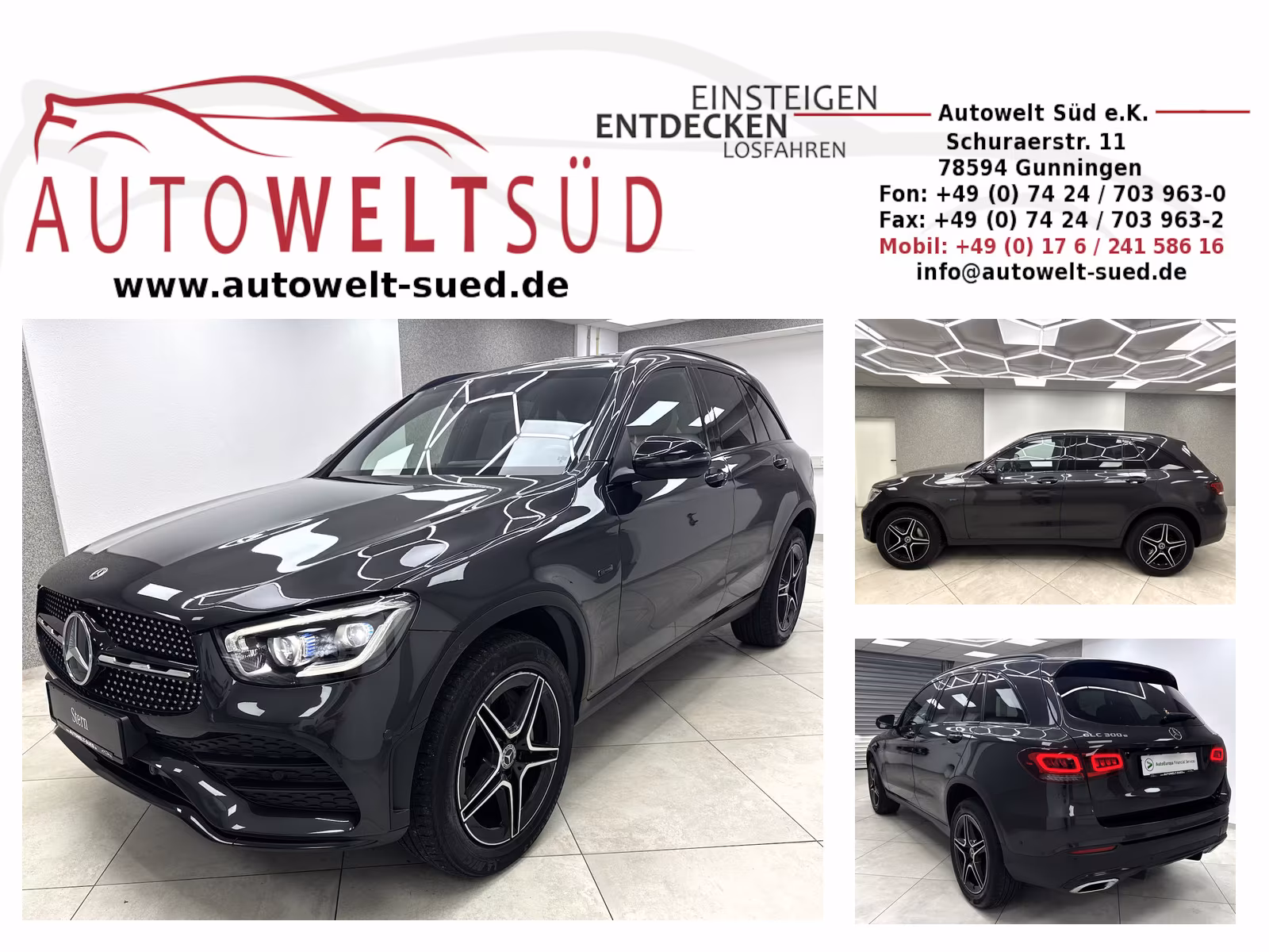 Mercedes-Benz GLC 300 e 4M AMG Sport Night WIDE BEAM Rcam AHK