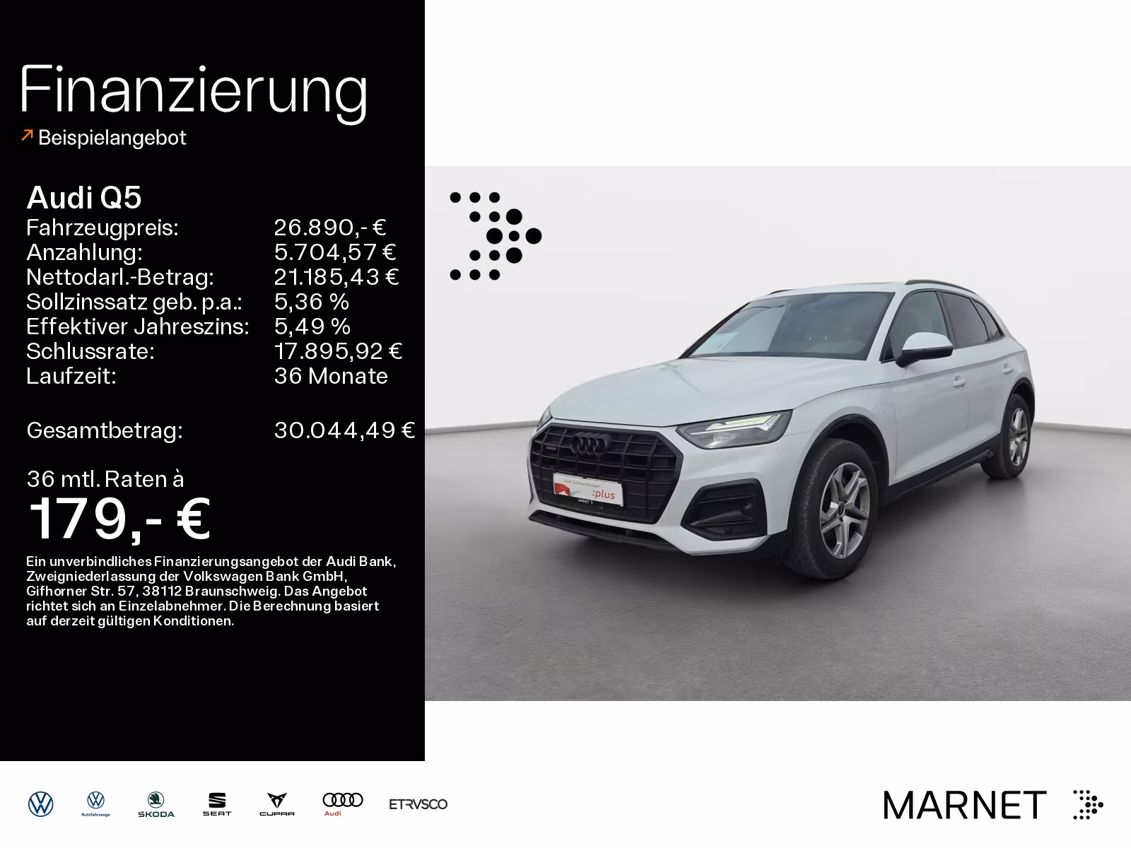 Audi Q5 Advanced 40 TDI quattro*Navi*LED*Alu*AHK*B&O*