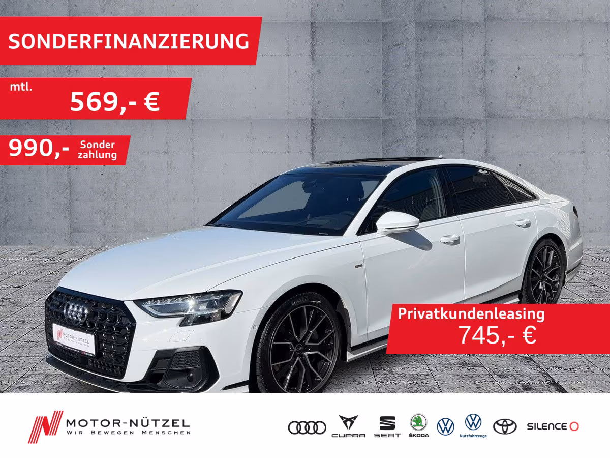 Audi A8 55 TFSI QU S-LINE 5JG+MATRIX+NAV+AIR+PANO+B&O