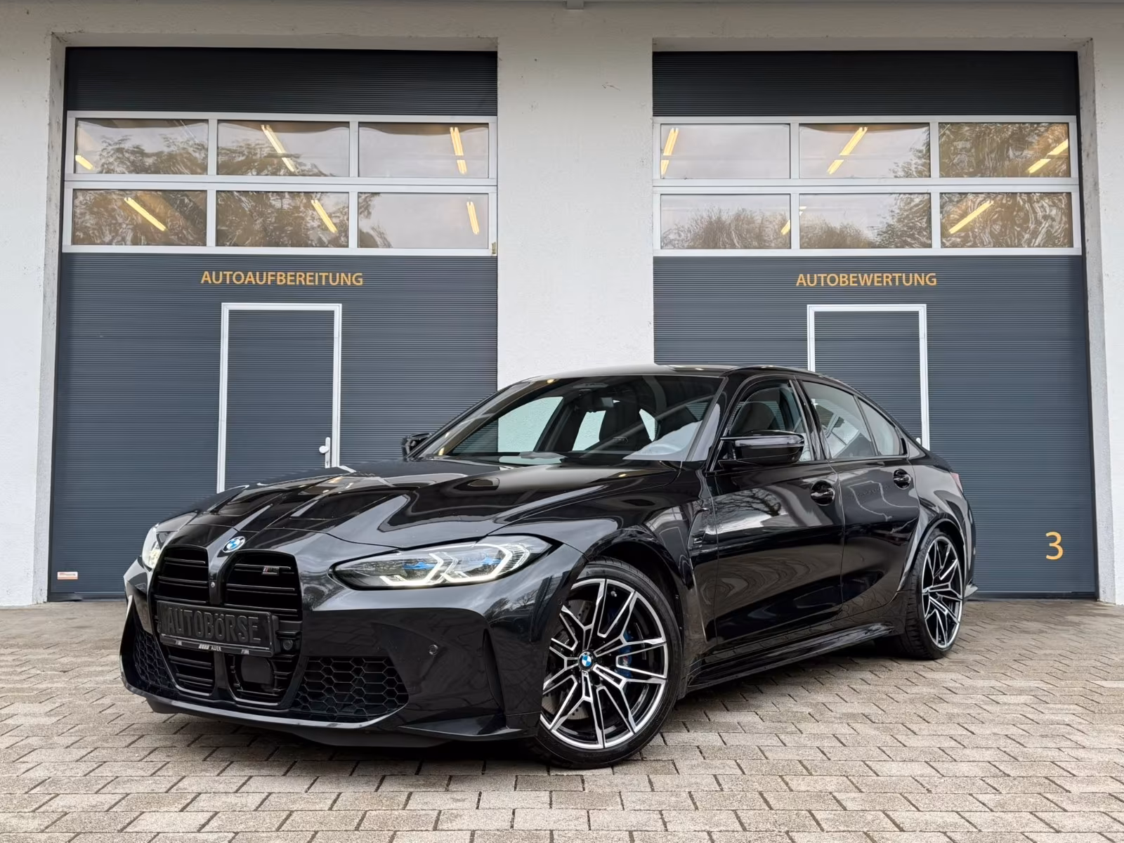 BMW M3 Competition 4WD*Laser*Curved*HuD*H&K*1.Hand