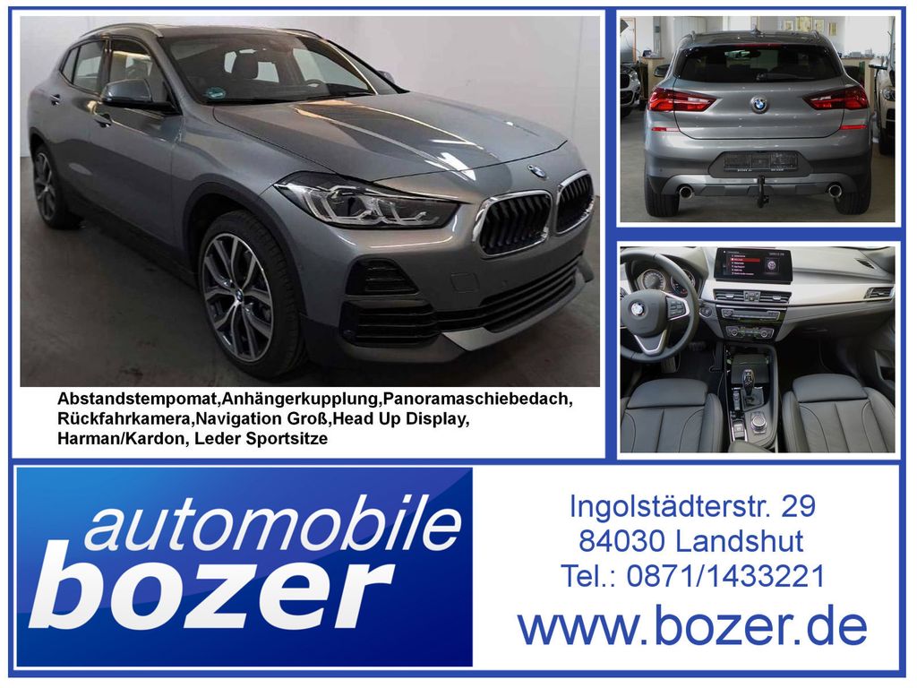 BMW X2 20d xDr Navi Groß,HUD,AHK,Kamera,NP 67.520