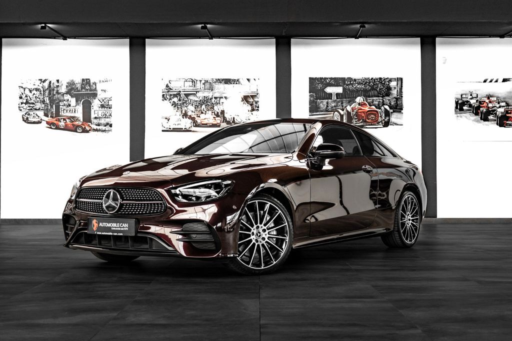 Mercedes-Benz E 450 4M COUPÉ #AMG LINE #RUBELLITROT #1.HAND