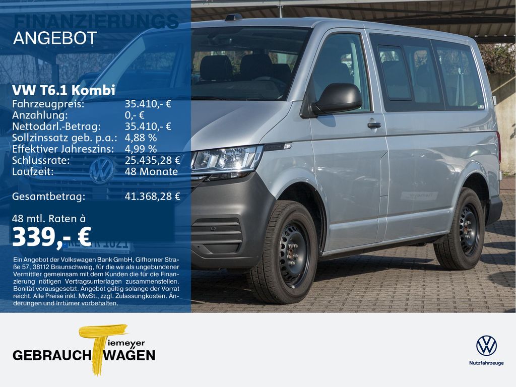 Volkswagen T6.1 Kombi DSG 9-SITZE ALLWETTER KLIMA