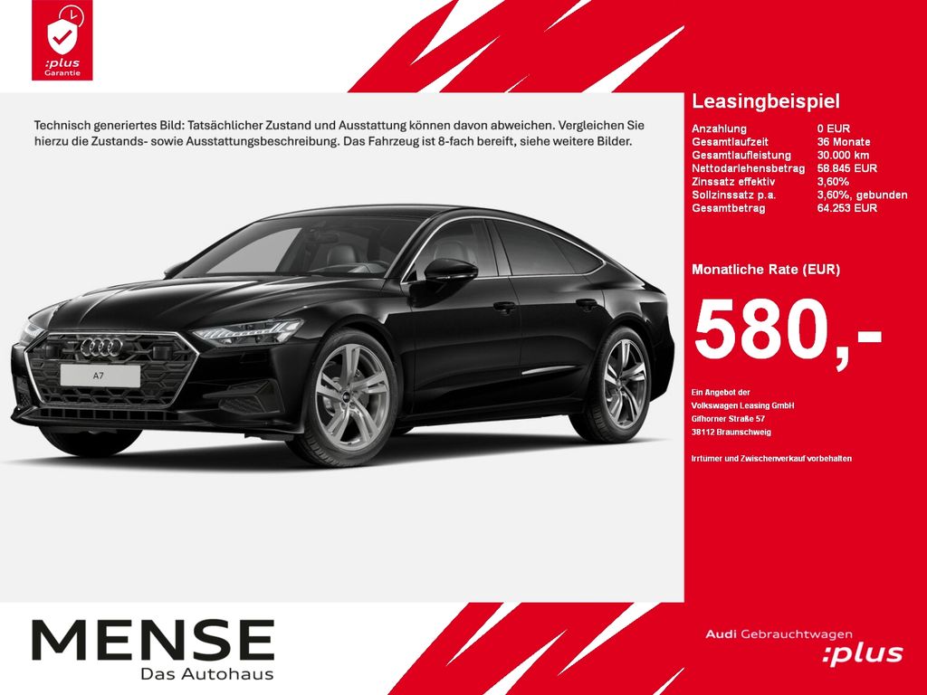Audi A7 Sportback 45 TDI quattro S tronic Matrix|AHK