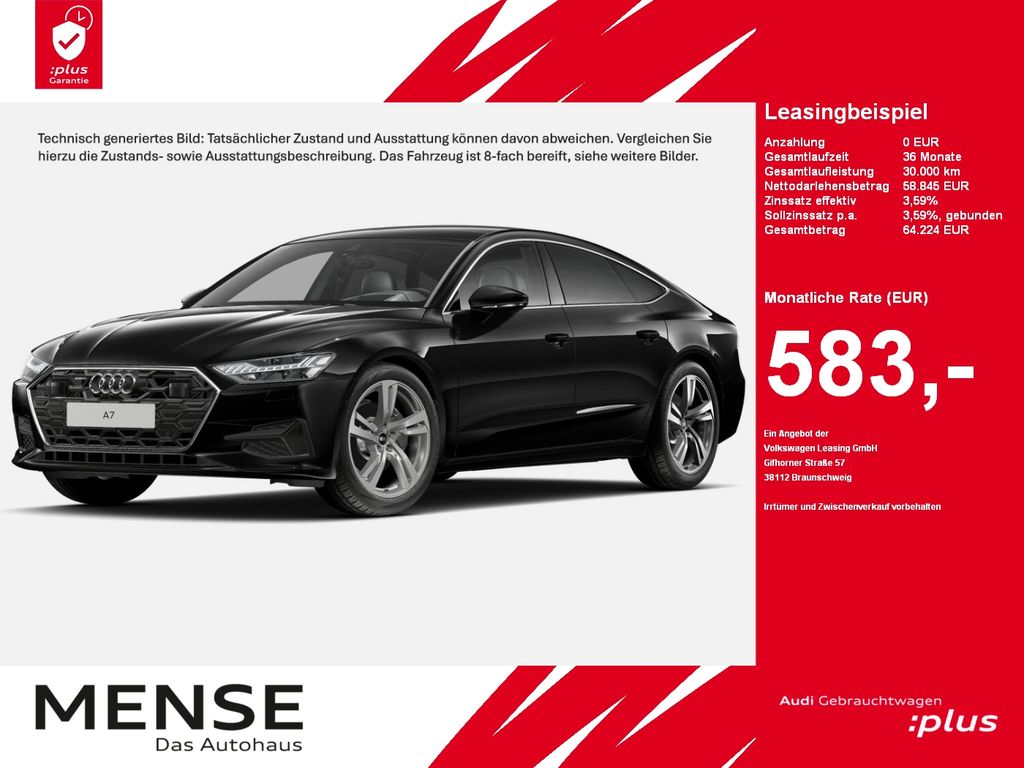 Audi A7 Sportback 45 TDI quattro S tronic Matrix|AHK