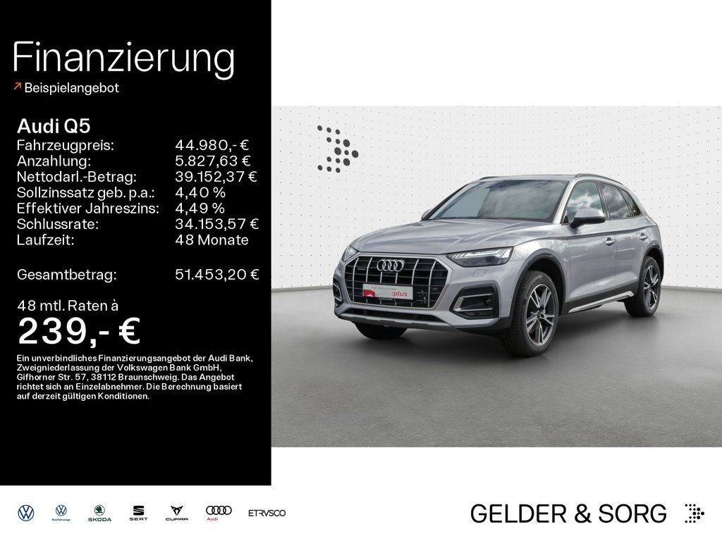 Audi Q5 45 TFSI quattro advanced AHK*Matrix*360°Pano