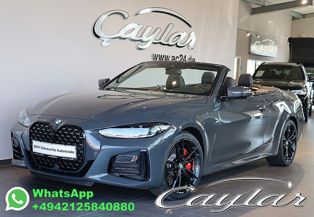 BMW M440iX CABRIO 360°LASER NACKENWÄRMER HUD H/K 19″