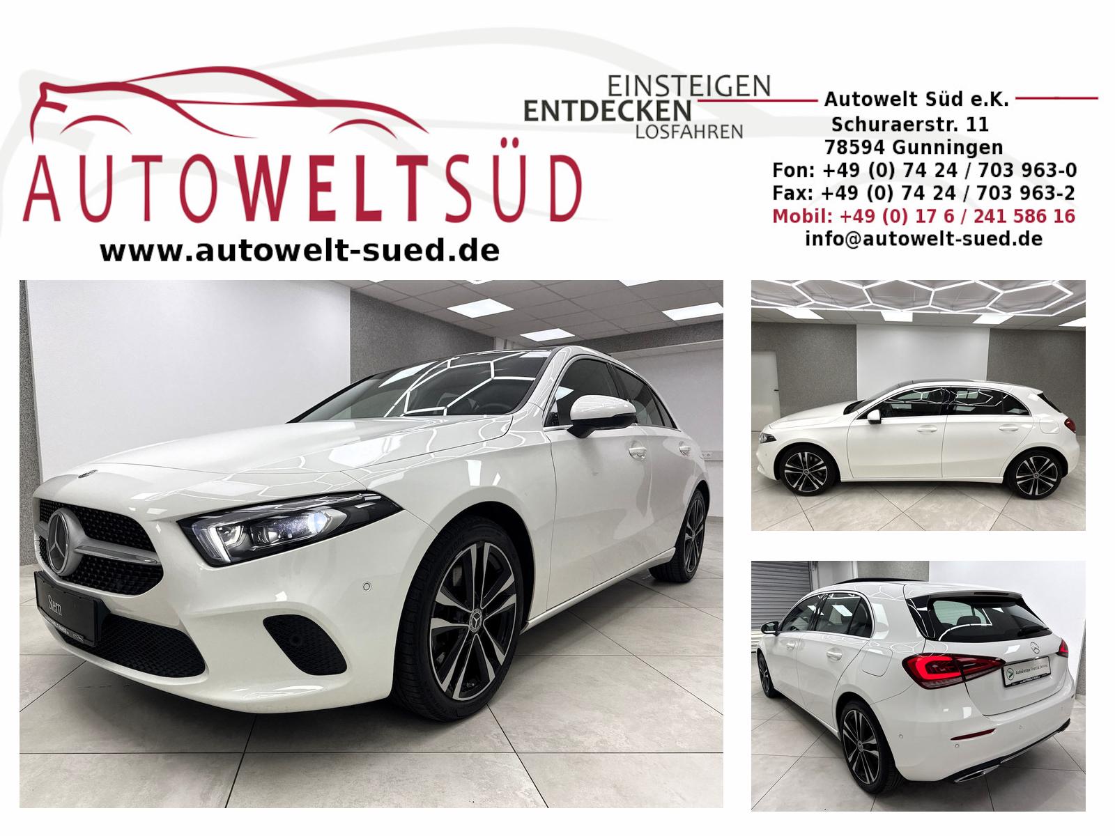 Mercedes-Benz A 250 4M Pano HUD ACC 2xSpur Beam AHK AugR Hifi