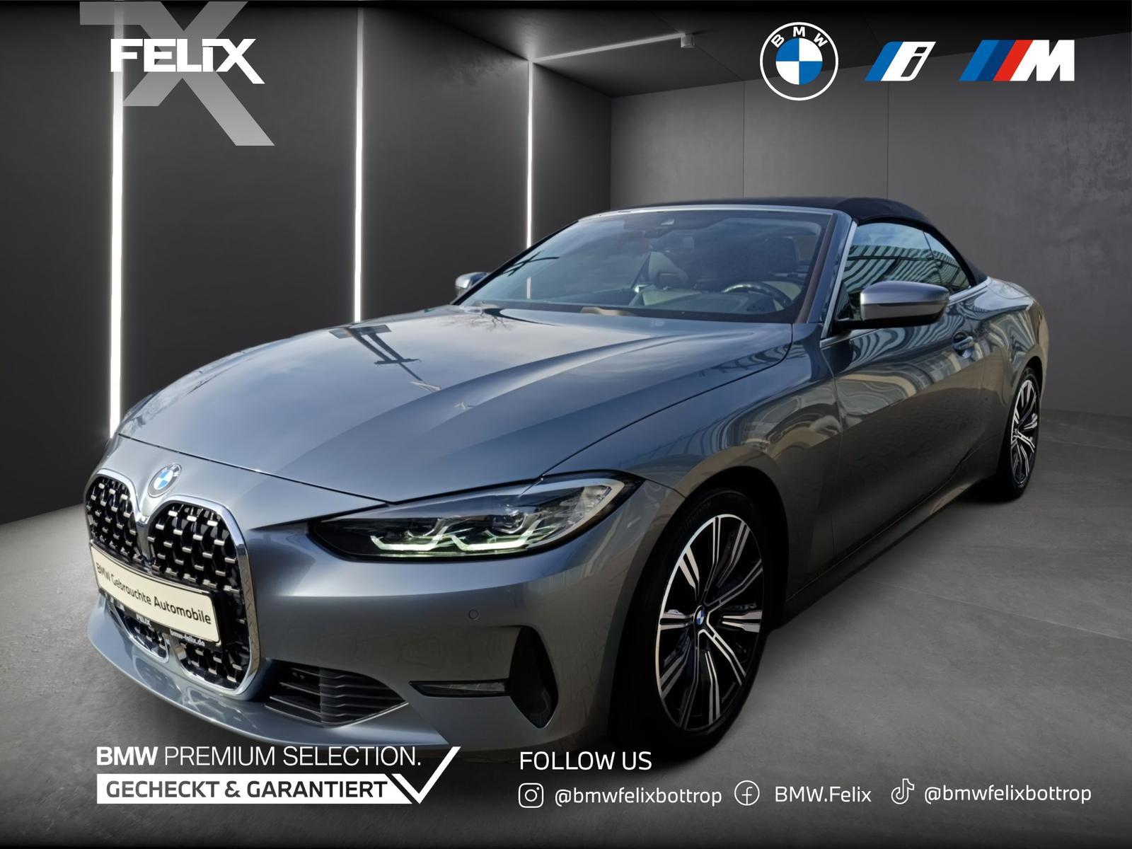 BMW 420 i Cabrio+LIVE COCPIT PRO+NACKENHEIZUNG+