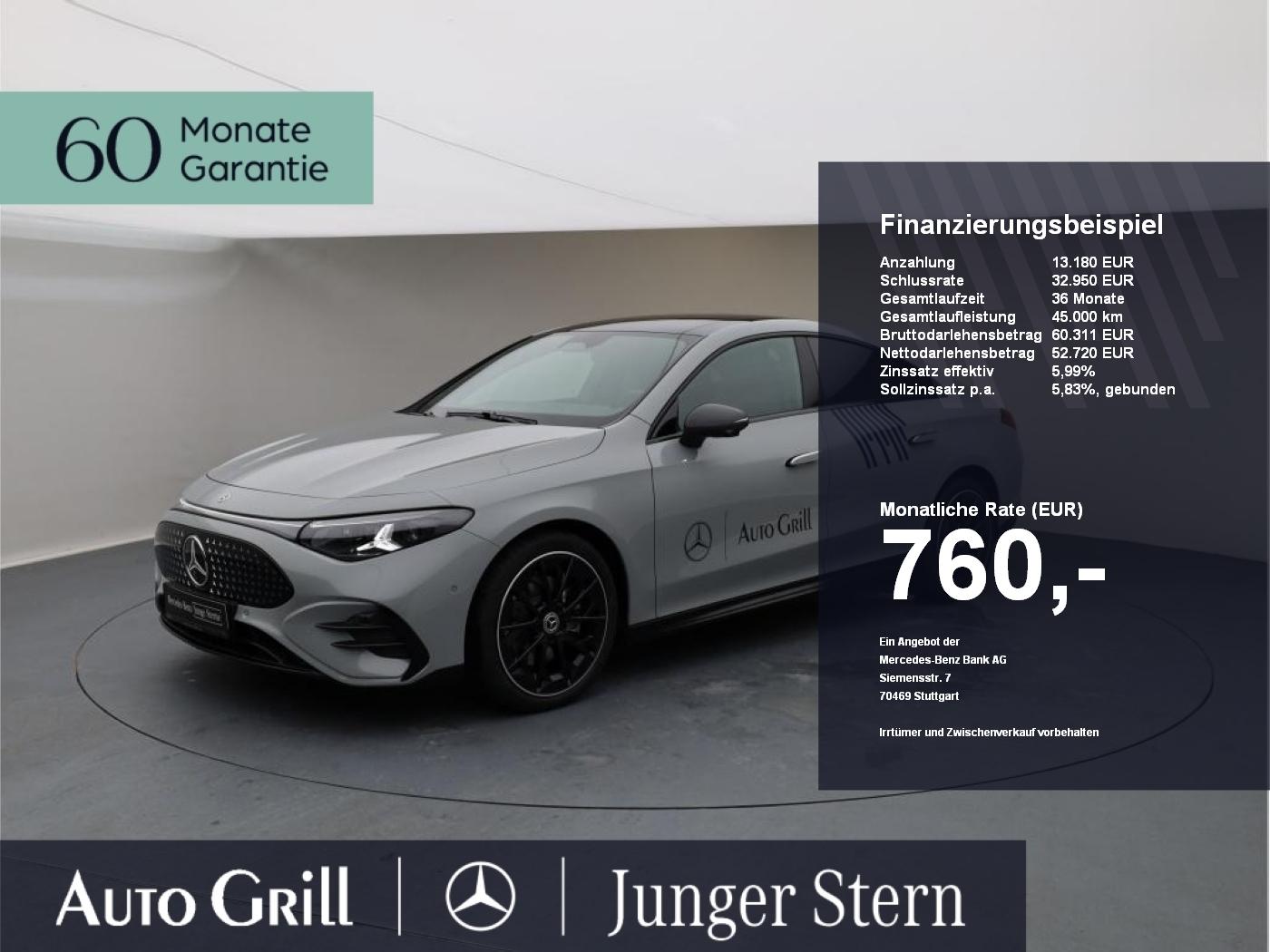 Mercedes-Benz CLA 350 4M AMG Pano alpingrau Distr