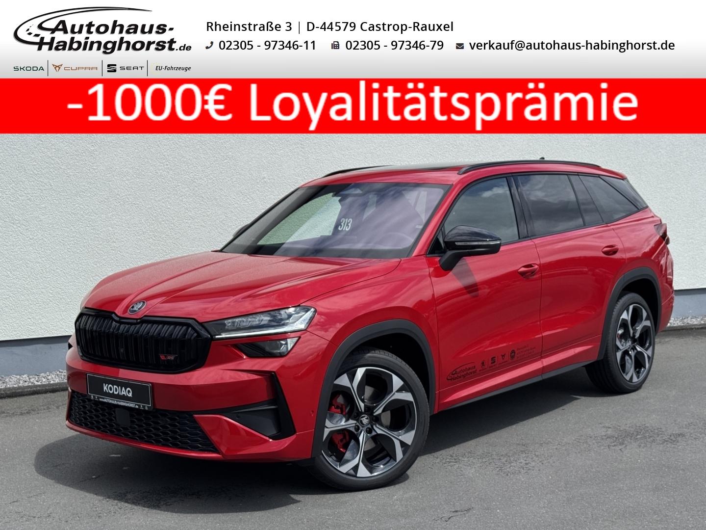 Skoda Kodiaq II 2.0 TSI DSG 4×4 RS 7-Sitzer HeadUp 360