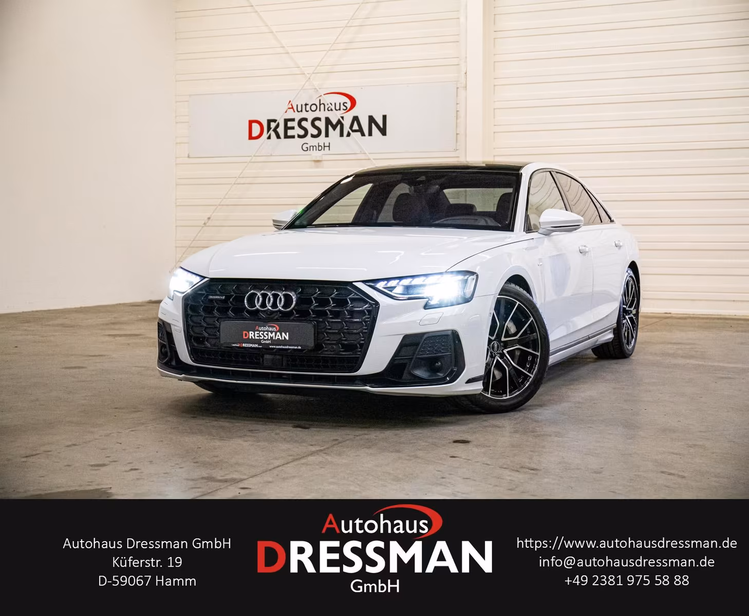 Audi A8 55 TFSI Q. S-Line MATRIX B&O STHZG PANO HuD