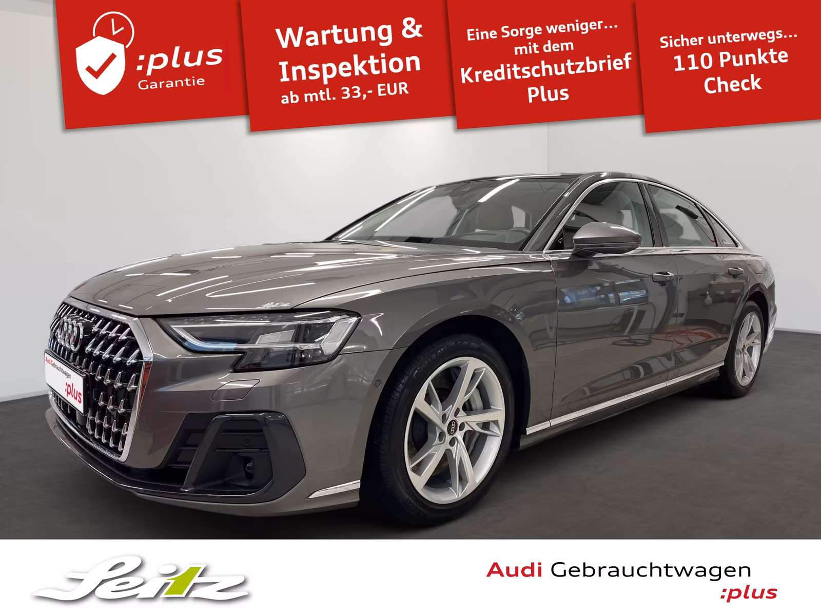 Audi A8 60 TFSI e quattro *HEAD-UP*B&O*PANO*MATRIX*