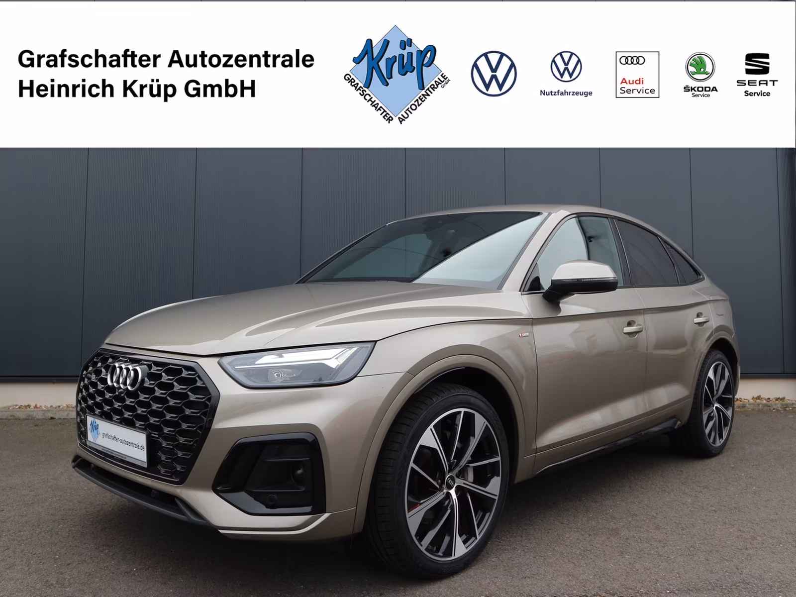 Audi Q5 Sportback 55 TFSI e Q S line +Luftf+AHK+Leder