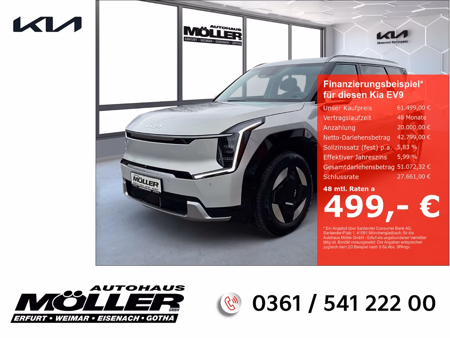 Kia EV9 AWD P1-P2 Drive Komfort Massage StandHZG HUD