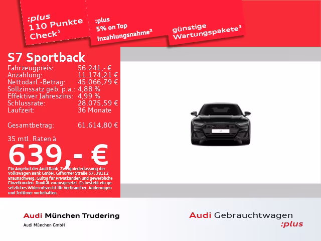 Audi S7 Sportback TDI 253(344) kW(PS) tiptronic