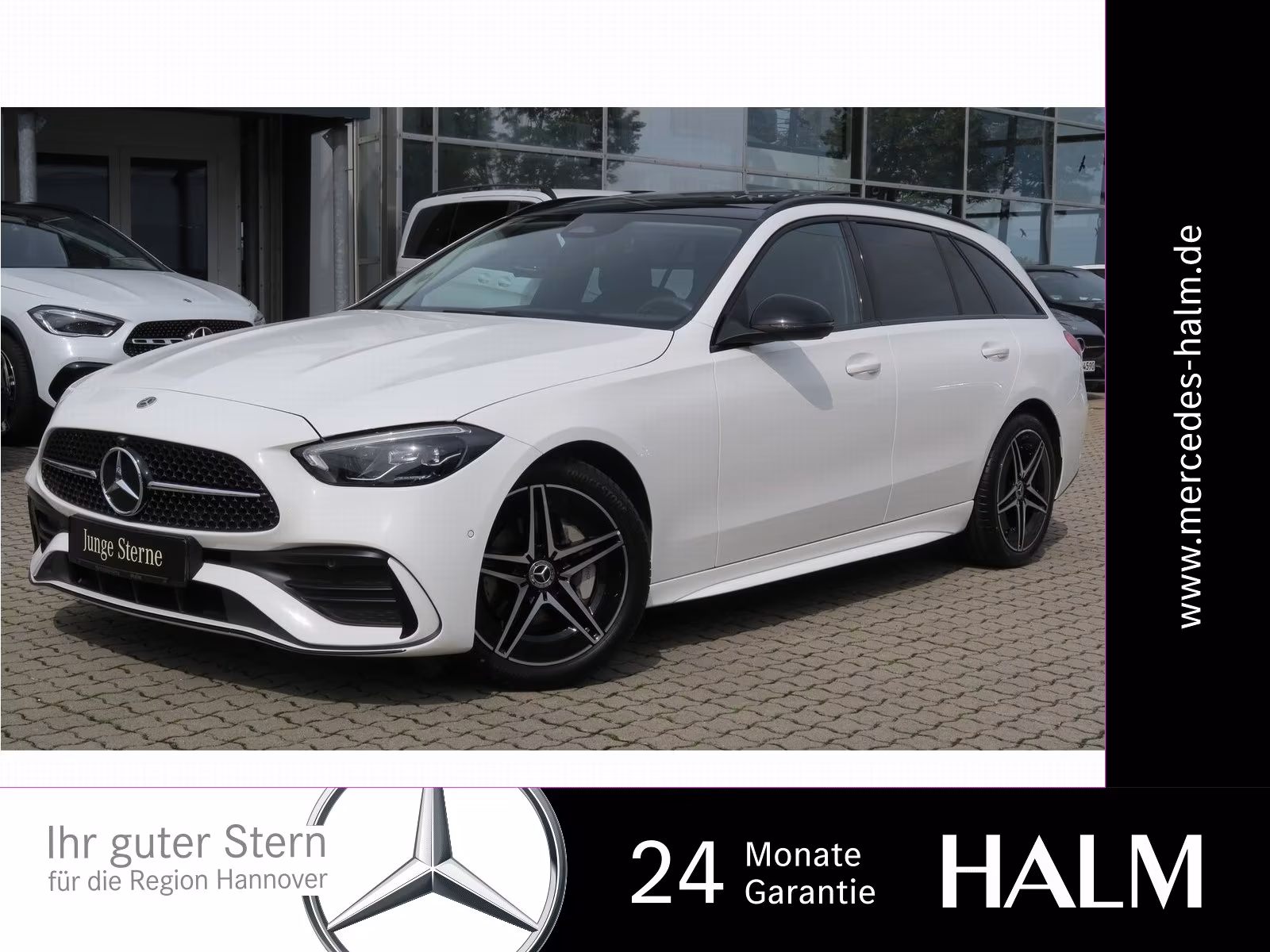 Mercedes-Benz C 200 T AMG Line Panorama 18″ AHK MBUX Premium