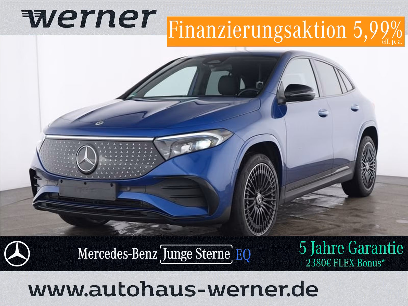 Mercedes-Benz EQA 300 4M AMG ADVANCED+ NIGHT 20″ AHK SOUND VZA
