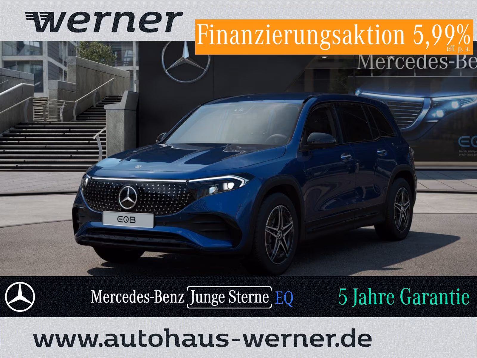 Mercedes-Benz EQB 300 4M AMG-ADV+NIGHT FAP AHK 360°SOUND KEYLG