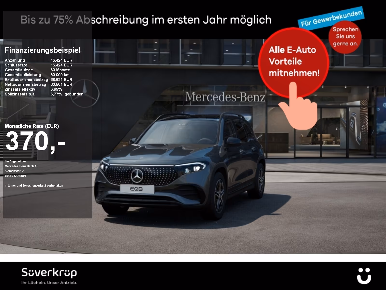 Mercedes-Benz EQB 250+ , AMG BURM NIGHT 360 DISTR KAMERA PANO