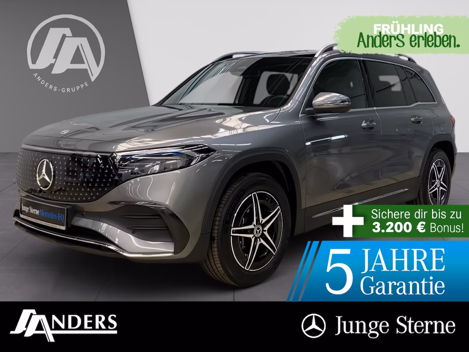 Mercedes-Benz EQB 350 4M AMG+Pano+Distr.+AHK+360°Kam+LED+Burm+