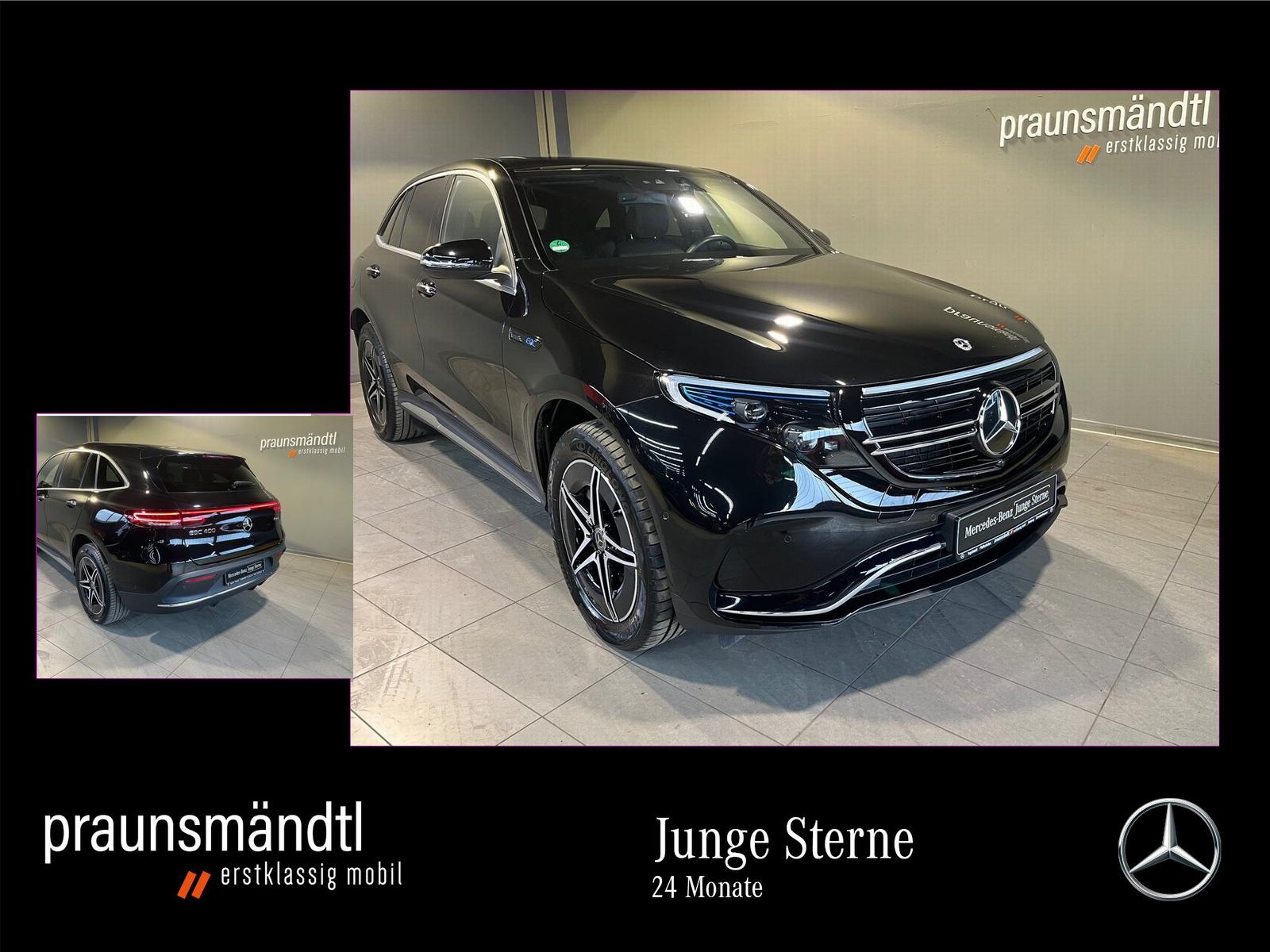 Mercedes-Benz EQC 400 4M AMG MuBeam/GlasSD/Leder/Sound/19″/Kam