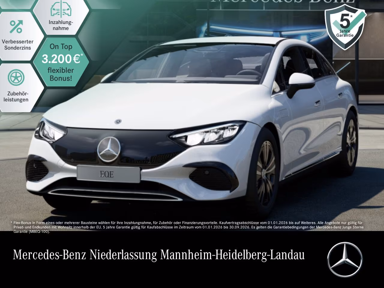 Mercedes-Benz EQE 300 ELETR.ART/ADVANCED+/19″/LED/DISTR/MEMO