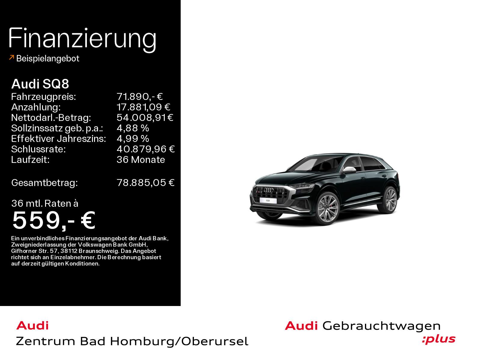 Audi SQ8 SUV 4.0 TFSI quattro*HD Matrix*Pano*HeadUp*S