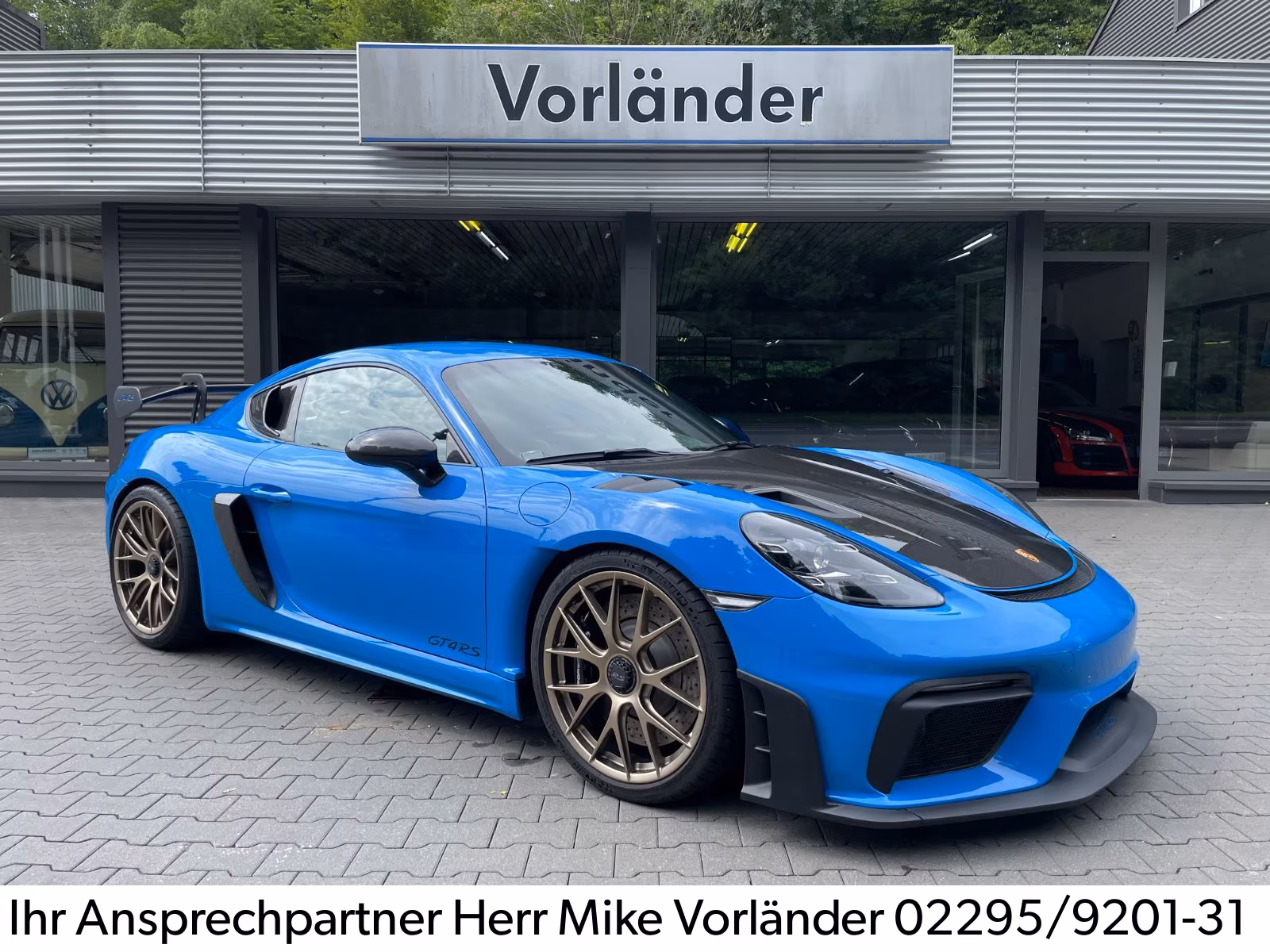 Porsche Cayman GT4 RS Clubsport Weissach Lift Approved