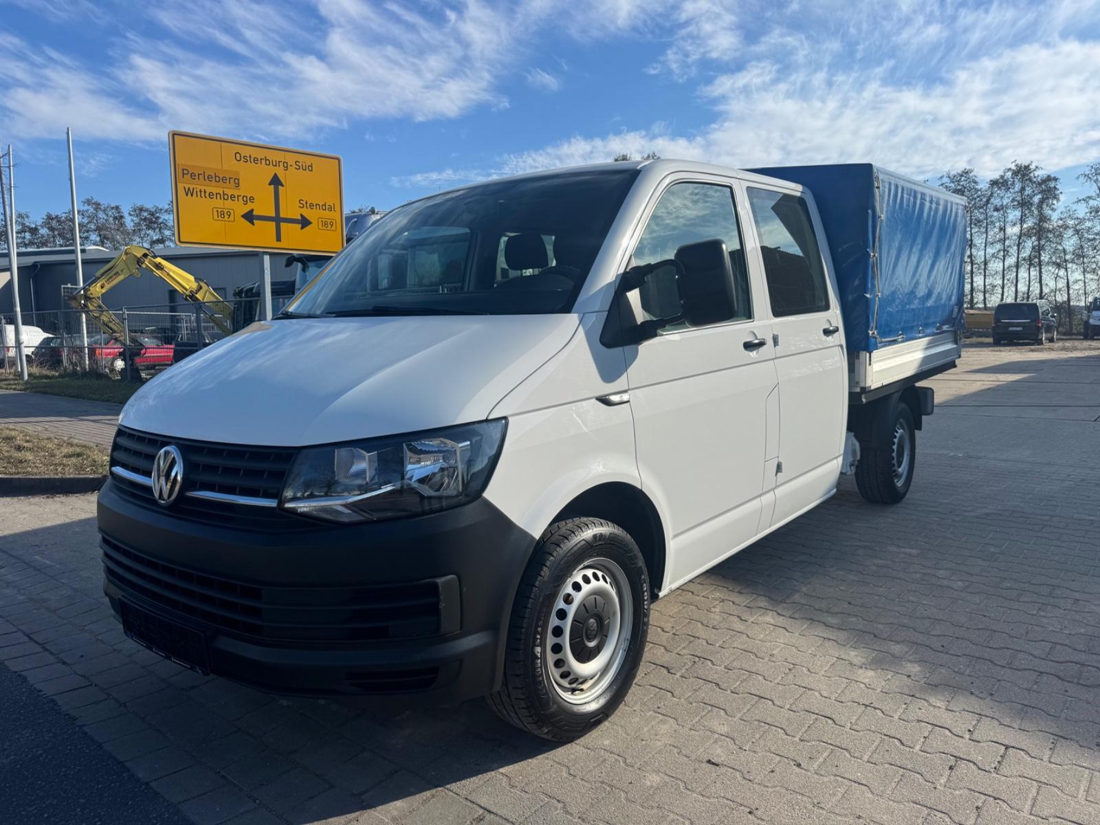 Volkswagen T6 Transporter Pritsche + Plane Doka Lang
