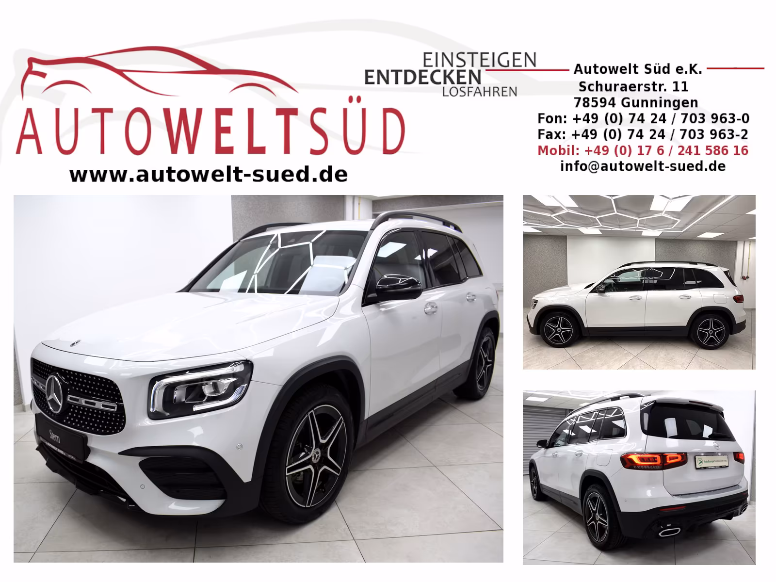 Mercedes-Benz GLB 200 d 4Matic AMG Sport Night StHz AHK Rcam K