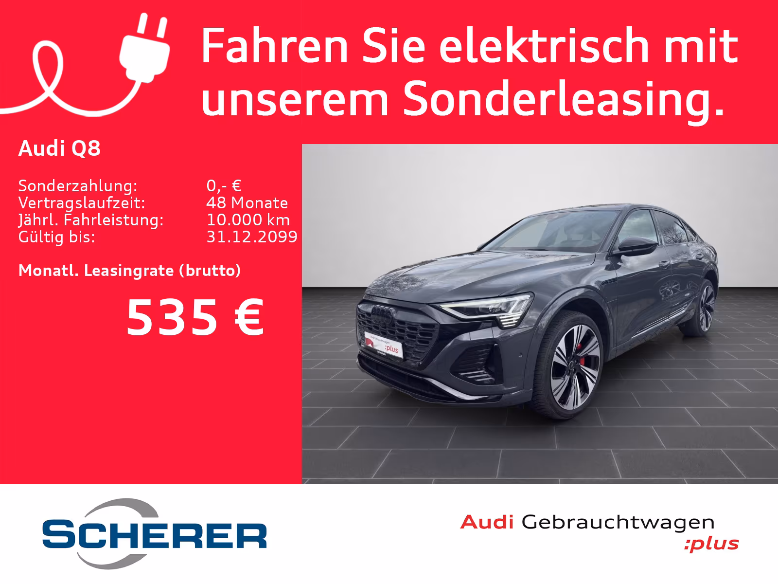 Audi Q8 Sportback 55 e-tron edition S line MATRIX PAN