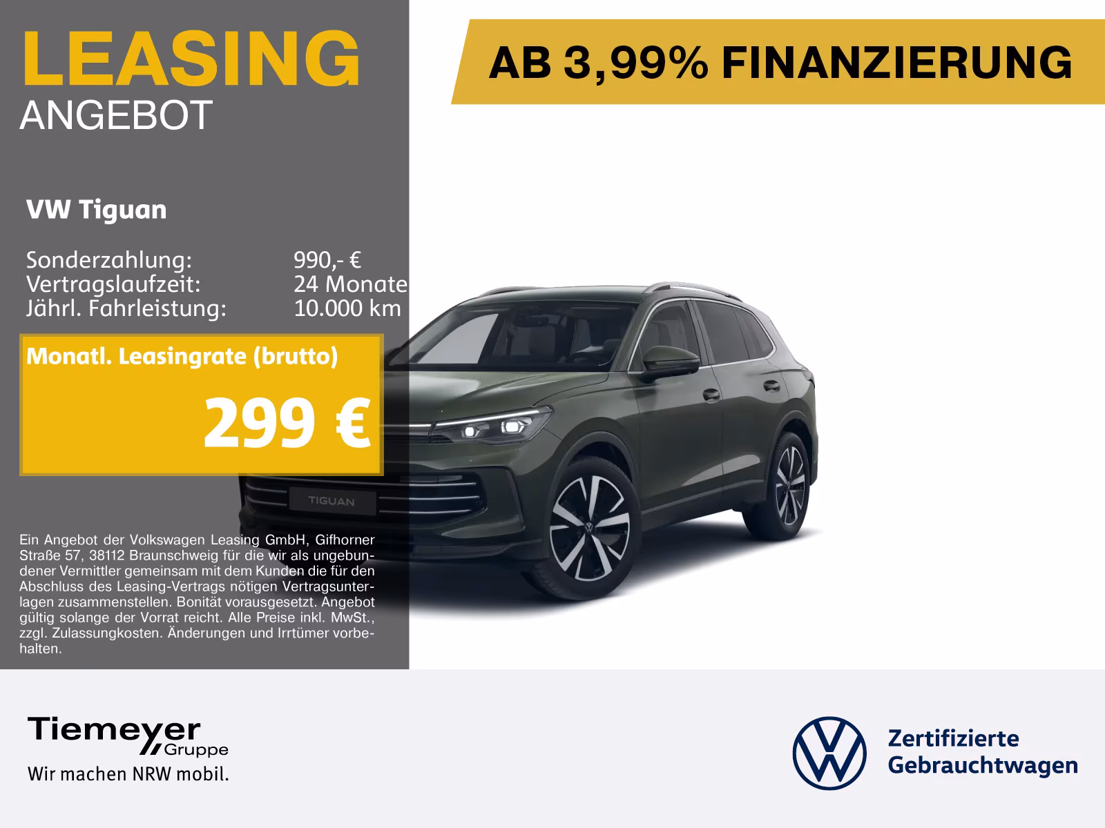 Volkswagen Tiguan 1.5 eTSI DSG ELEGANCE ST.HEIZ LEDER HARMA