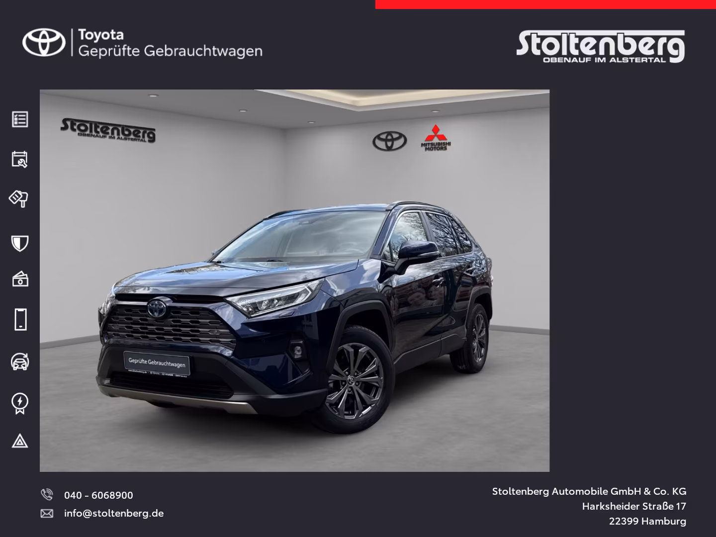 Toyota RAV 4 Hybrid 4×4 Team Deutschland mit abnehmbare