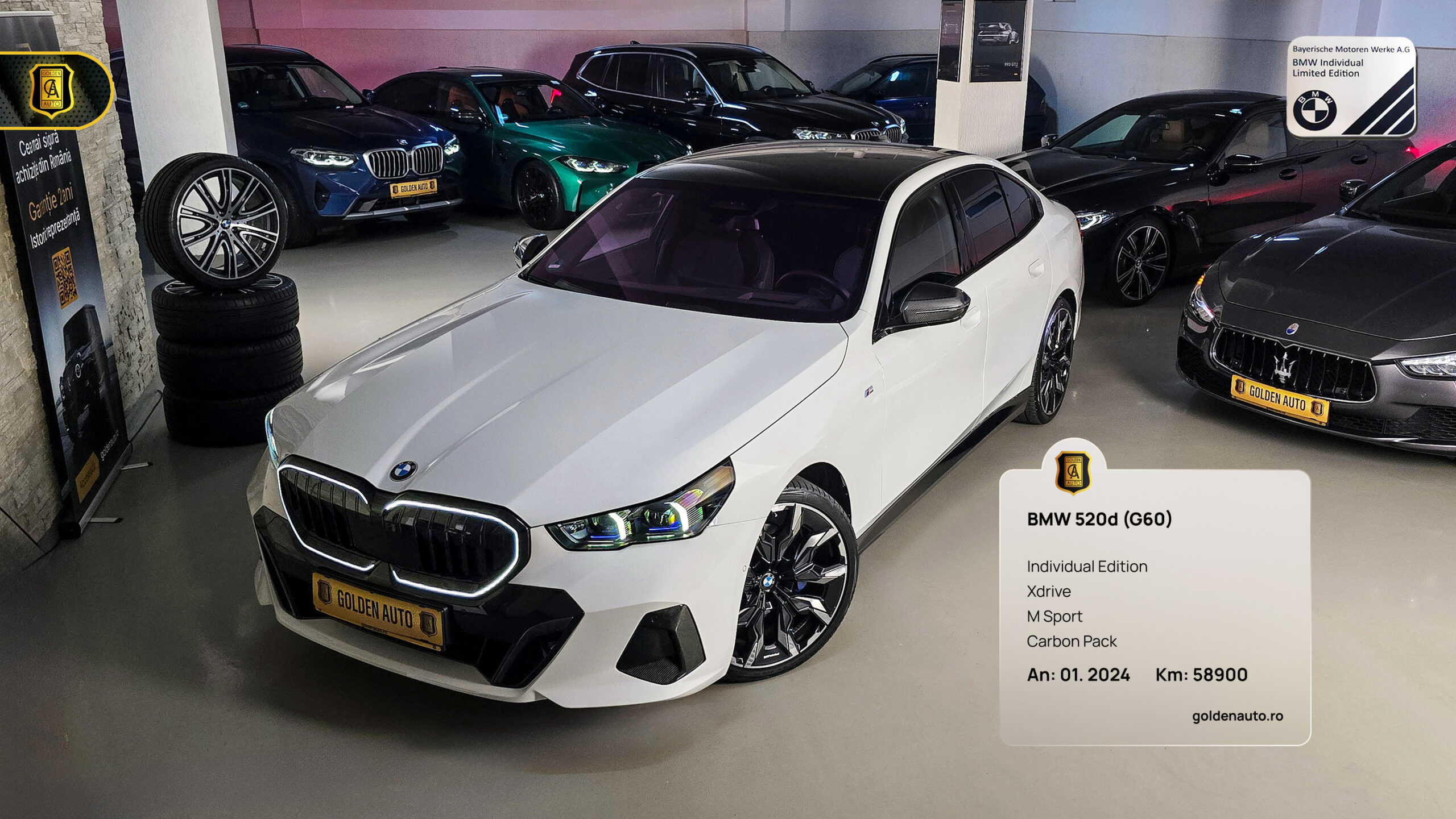 BMW 520d(G60) xDrive  / M-Sport PRO M  / Carbon / Individual Edition